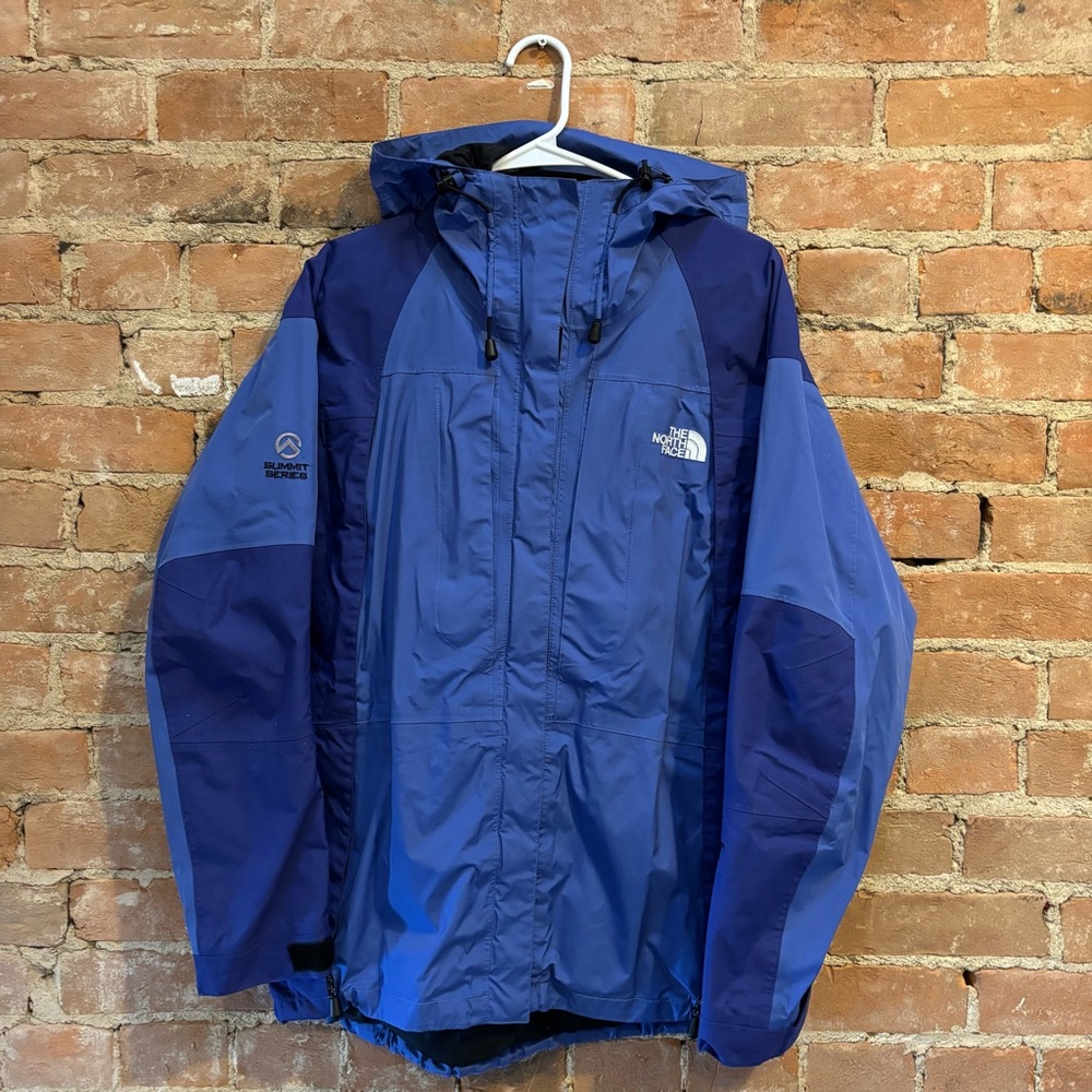 $250 The North Face Gore Tex XCR Summit Series blue winter jacket